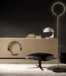 Altavola Design: Stehleuchte Led Ring no. 1  in 3k schwarz