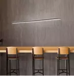 Pendelleuchte Led LINEA No.1 143cm schwarz 3k