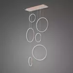 Pendelleuchte Led Ring no.8 kupfer 90cm 3k