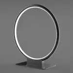 Tischlampe Led Ring no.1 schwarz 3K