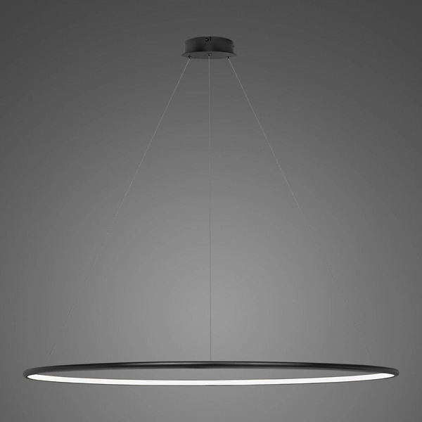 Pendant Lamp Led Ring No.1 in 4k black dimmable Altavola Design