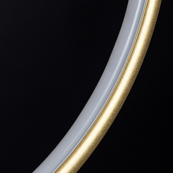 Pendant Lamp Led Ring No.1 Φ200 cm in 3k gold Altavola Design