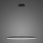 Pendant Lamp Led Ring No.1 Φ80  black in 4k dimmable Altavola Design