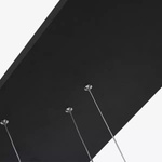 Altavola Design: Pendant Lamp Led Ring no. 8 black 90 cm in 4k dimmable