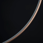 Pendant Lamp Led Ring No.5 Φ120 cm in 3k copper dimm Altavola Design