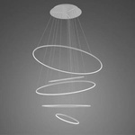 Pendelleuchte Led Ring No.5 150 cm 4k silber Dali