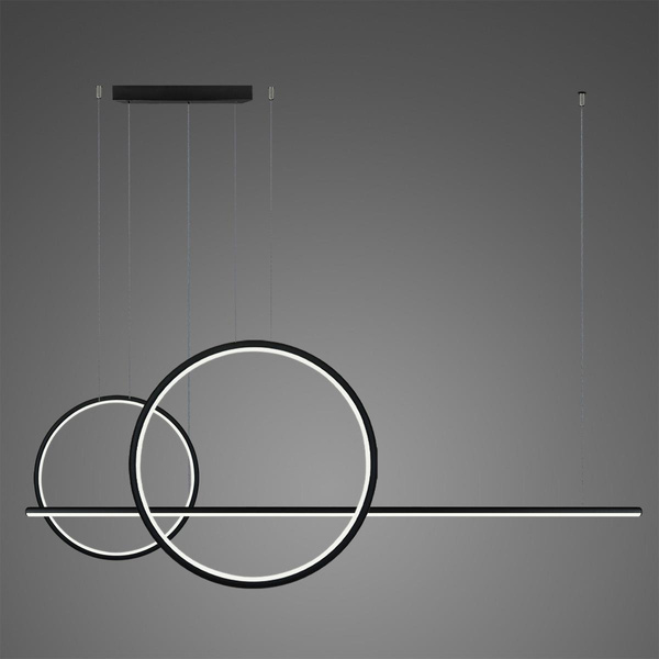 Pendelleuchte Led LINEA No.4 B 60/40cm schwarz 3k dimm