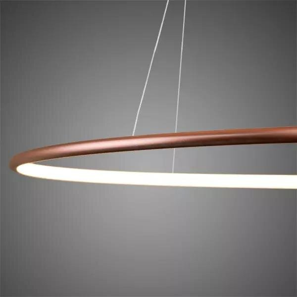 Pendant Lamp Led Ring No.1 Φ60 cm in 3k copper Altavola Design