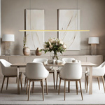 Pendelleuchte Led LINEA No.1B 120cm 3k gold Dali