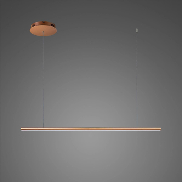 Pendant Lamp LINEA No.1B 100cm 4k copper dimm