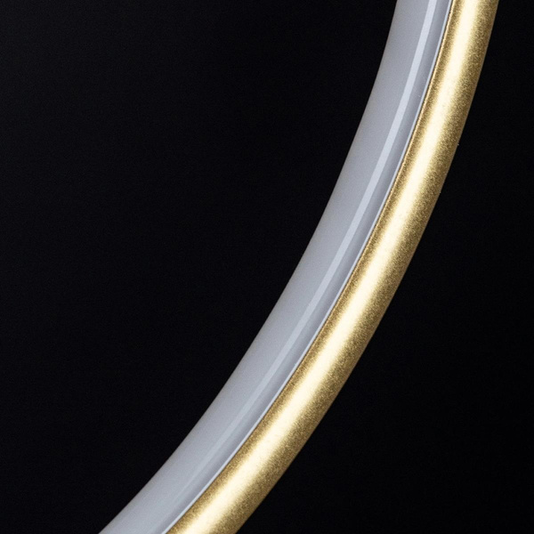 Pendant Lamp Led Ring No.5 Φ150 cm in 3k gold Altavola Design