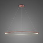 Pendant Lamp Led Ring No.1Φ100 cm rose gold in 3k dimmable Altavola Design