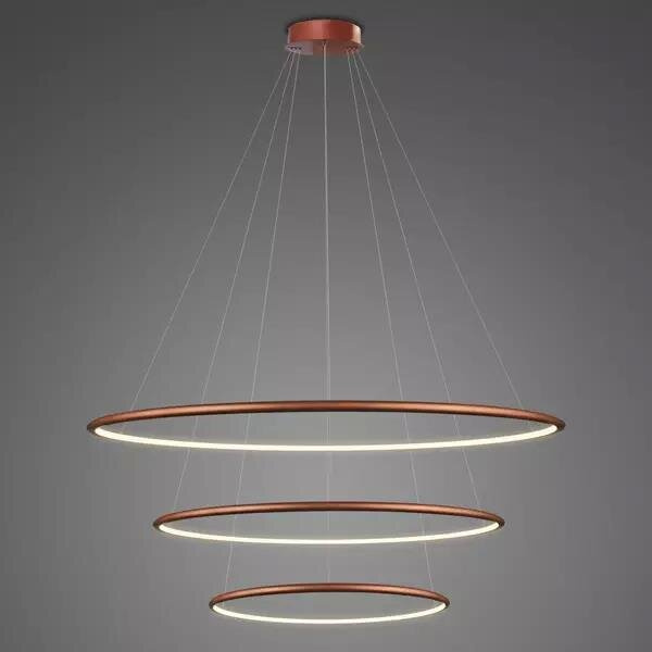 Pendant Lamp Led Ring No.3 in 3k copper dimmable Altavola Design