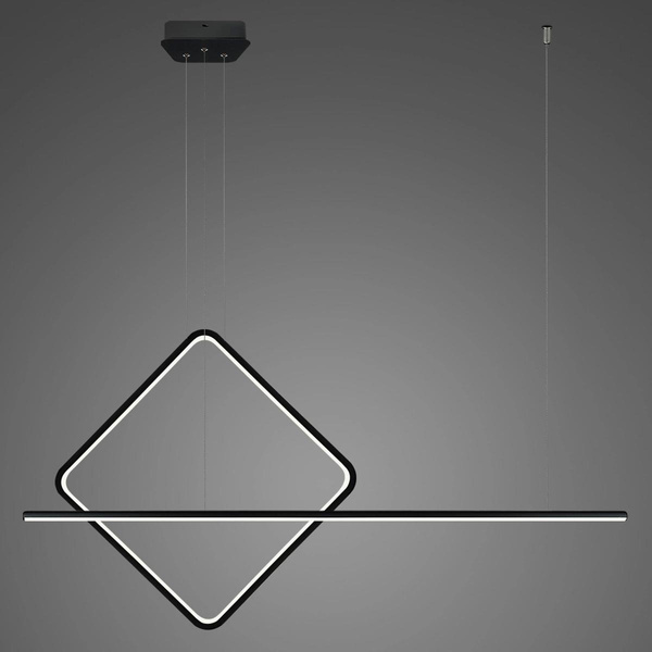 Pendant Lamp LINEA No.4 B 60 cm  black 4k dimmable Altavola Design