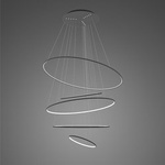 Pendant Lamp Led Ring No.5 Φ150 cm in 4k black Altavola Design