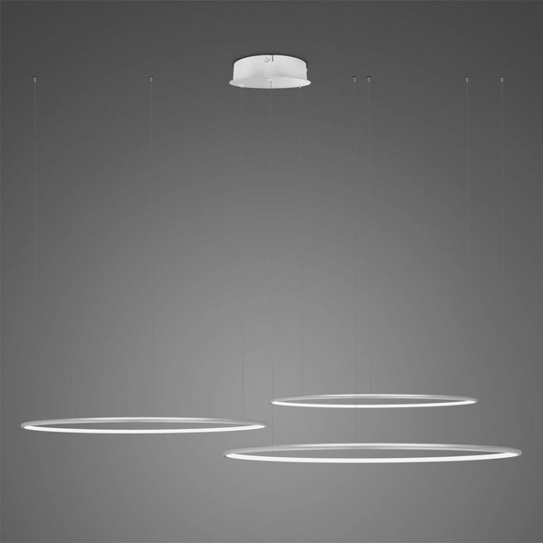 Pendelleuchte Led Ring No.3 80cm 3k silber Dali