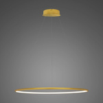 Pendant Lamp Led Ring No.1 80 cm in 3k gold dali