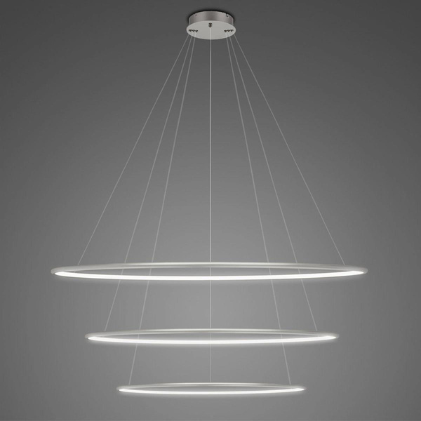 Pendelleuchte Led Ring No.3 100 cm 4k silber Dali