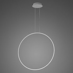 Pendelleuchte Led Ring No.1 X 100 cm 3k silber
