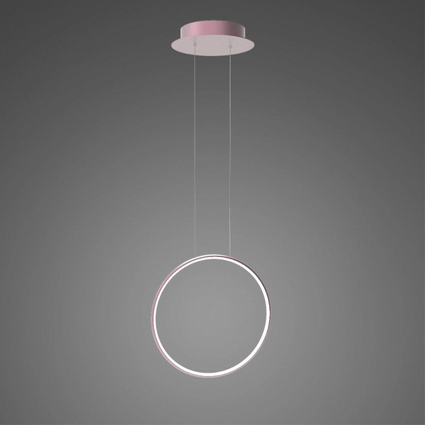 Pendant Lamp Led Ring No.1 X Φ40 cm in 4k rose gold dimmable Altavola Design