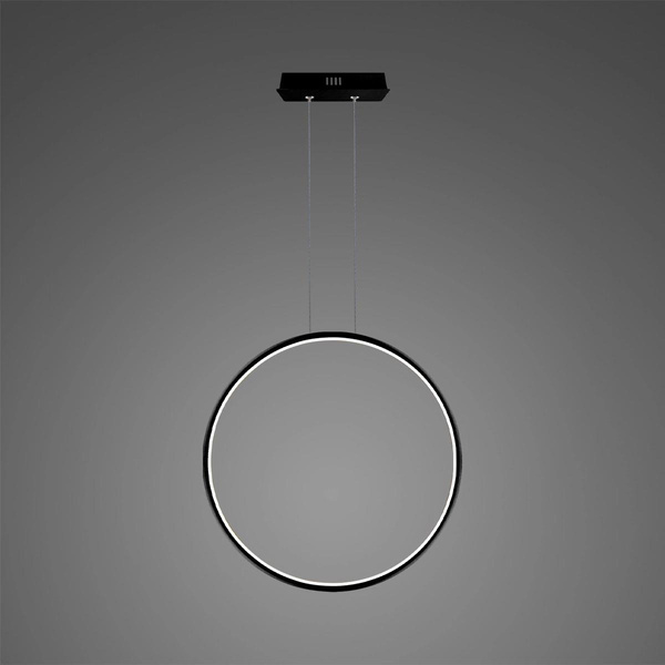 Pendelleuchte Led Ring No.1 X 60cm 4k Schwarz dimmable