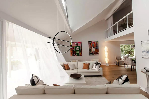 Pendant Lamp LINEA No.3 black 4k dali