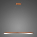 Pendant Lamp Led Ring No.1 Φ120 cm in 4k copper Altavola Design: 