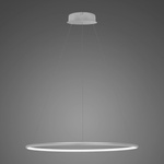  Pendant Lamp Led Ring No.1 Φ60  in 3k silver dimmable Altavola Design