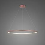 Pendant Lamp Led Ring No.1 Φ60 cm in 3k rose gold Altavola Design