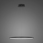 Pendant Lamp Led Ring No.1 Φ40 in 4k black dimmable Altavola Design