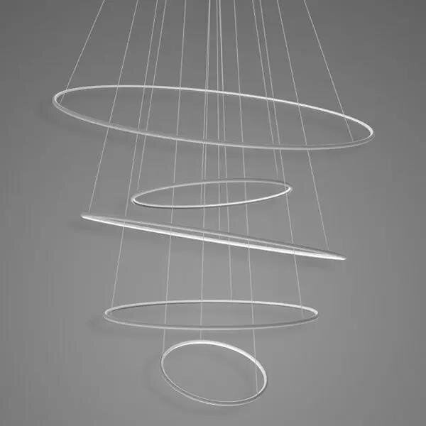 Pendelleuchte Led Ring No.5 120 cm 3k silber