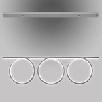 Altavola Design: Pendant Lamp Led Ring No. 8 grey