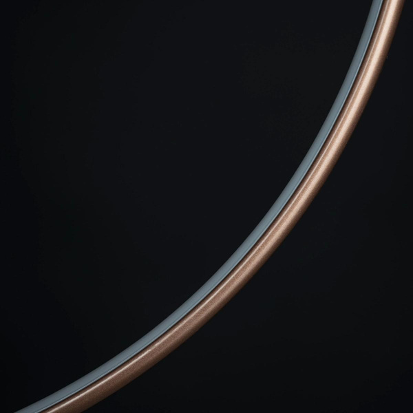 Altavola Design: Pendant Lamp Led Ring no. 8 copper 90 cm in 3k