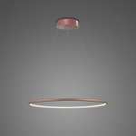 Pendant Lamp Led Ring No.1 Φ40 cm in 3k rose gold dimmable Altavola Design