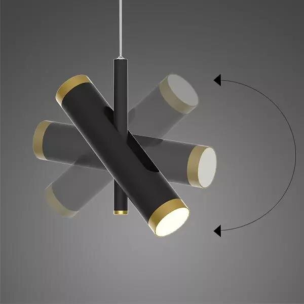 Pendant lamp LUNETTE No. 4  black Altavola Design