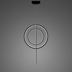 Pendelleuchte Led LINEA No.5 B 60/40cm schwarz 3k
