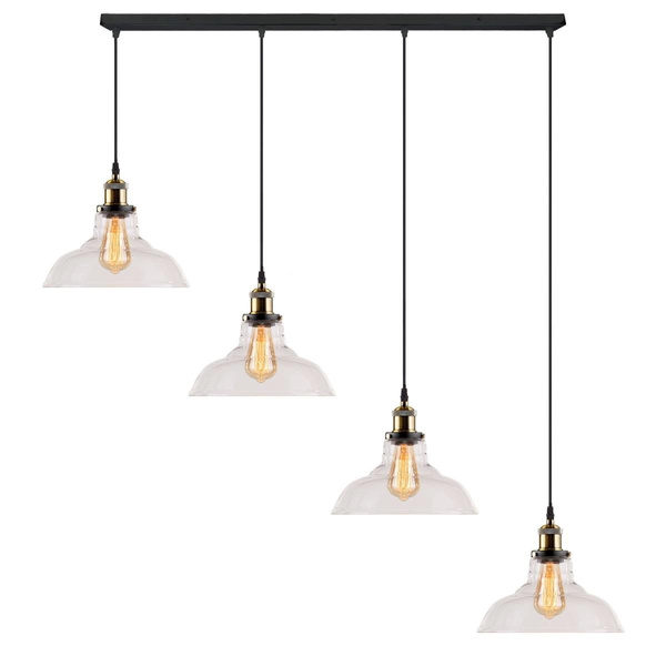 NEW YORK LOFT No. 3 CL4 clear – Glass chandelier  Altavola Design