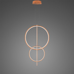 Pendelleuchte Led LINEA No.5 B 60/40cm copper 3k