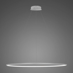 Pendant Lamp Led Ring No.1 120 cm in 4k silver dali