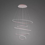 Pendant Lamp Led Ring No.5 Φ120 cm in 3k rose gold Altavola Design