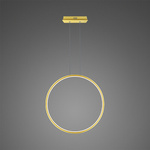 Pendant Lamp Led Ring No.1 X Φ60 cm in 3k gold dimmable Altavola Design