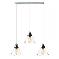 NY LOFT No.1 Chrom – Glass Leuchter