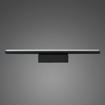 Wandlampe Led LINEA No.1 55 cm schwarz 3k