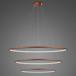 Pendant Lamp Led Ring No.3 Φ100 cm in 4k copper Altavola Design