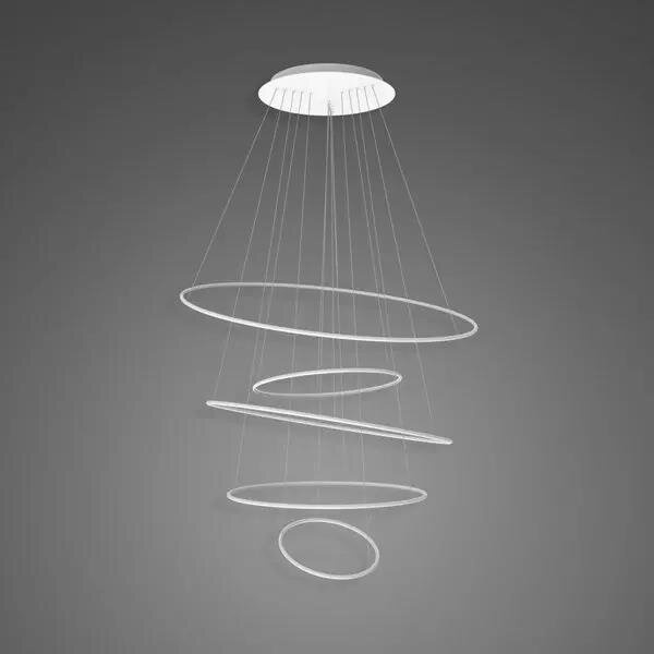 Pendant Lamp Led Ring No.5 Φ120 cm in 4k white Altavola Design