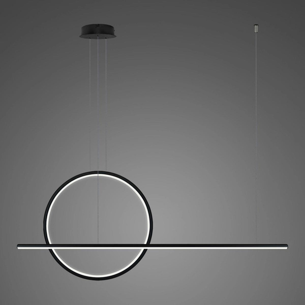 Pendelleuchte Led LINEA No.2 B 60cm schwarz 4k dimmbar