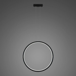 Pendant Lamp Led Ring No.1 X Φ80cm in 3k 43W black Altavola Design