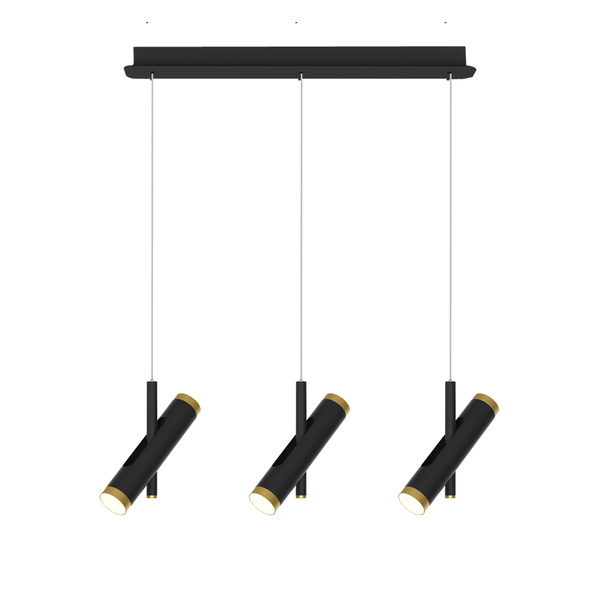 Pendelleuchte  LUNETTE No.4   schwarz