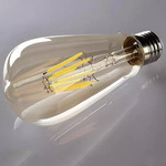 Edison Birne LED 6W  transparent