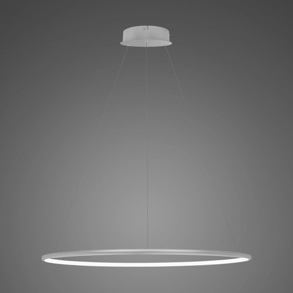 Pendelleuchte Led Ring No.1 80cm 4k silber Dali